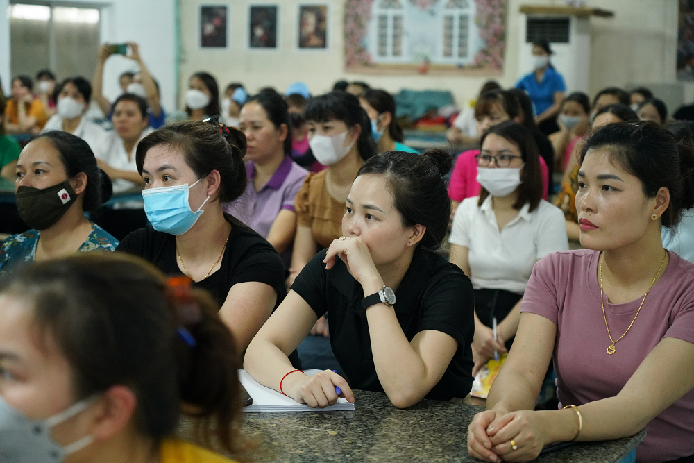 3.200 người lao động hưởng lợi từ Dự án “Vì mẹ và bé - Vì tầm vóc Việt” giai đoạn 5